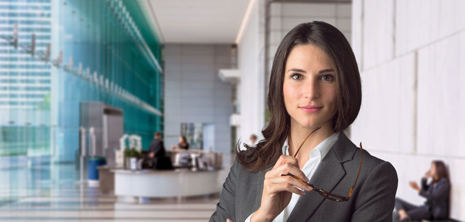 young female business professional who is considering fractional cfo services from Optima Office